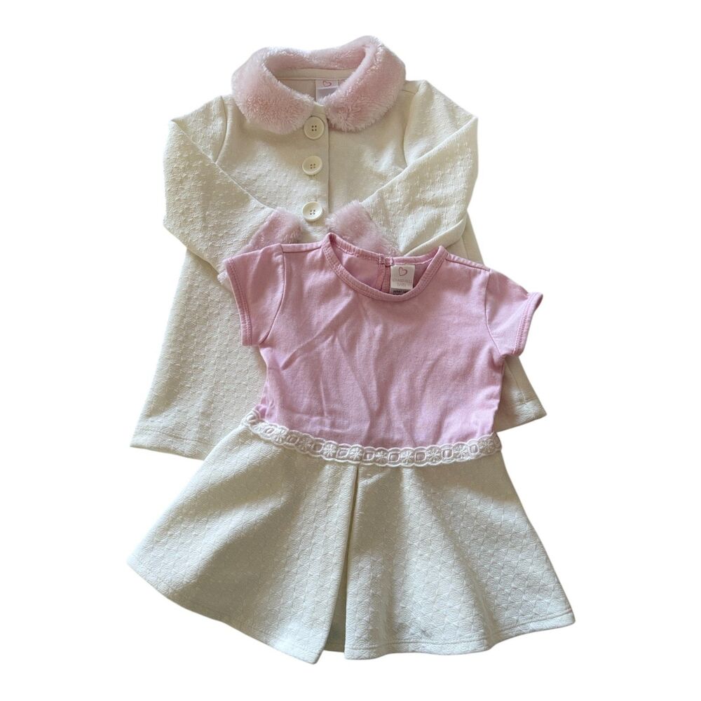 Youngland Baby Dress and Jacket 18 Months Wedding Easter Formal 2 Piece Set